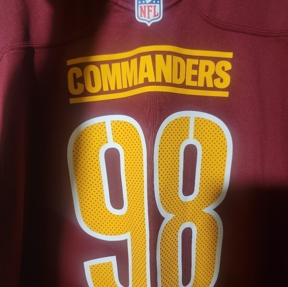 Nike Washington Commanders Matthew Ioannidis #98 NFL On Field Jersey Sz XXL - Picture 2 of 7